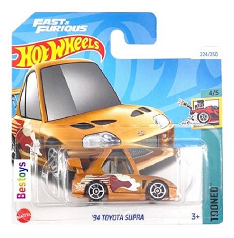 Hot Wheels Hotwheels 2024 224/250 Toyota Supra 1994 Fast & Furious Tooned