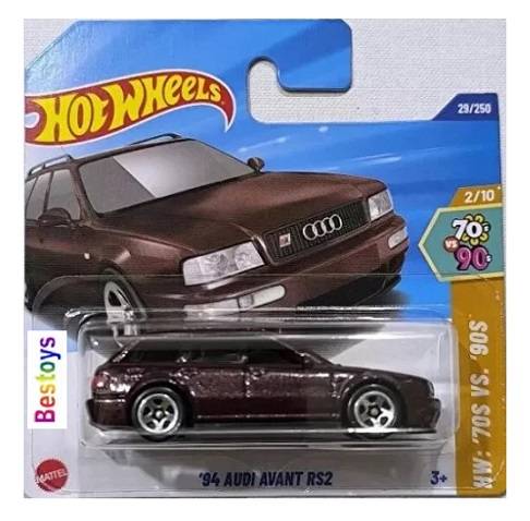 Hot Wheels Hotwheels 2025 29/250 Audi Avant RS2 1994 70's vs 90's 1/64 scale