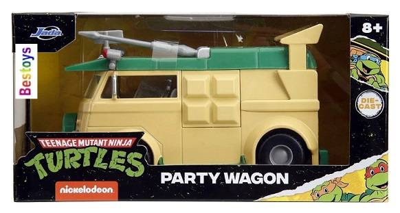 JADA Diecast Model Car 34723 Hollywood Party Wagon Teenage Mutant Ninja Turtles Nickelodeon 1/32 sca