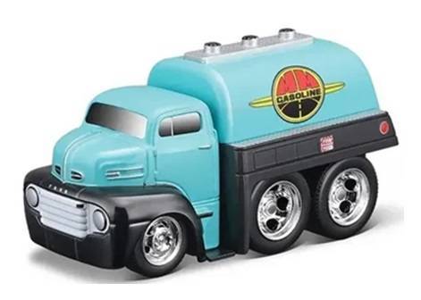 Maisto Muscle Machines Work Rig Ford COE Fuel Truck 1950 "Gasoline"