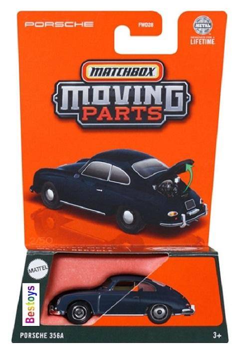 Matchbox Moving Parts 2025 Release D Set Nissan Land Rover Morris Mini Cooper Porcshe 356 Bizzarrini