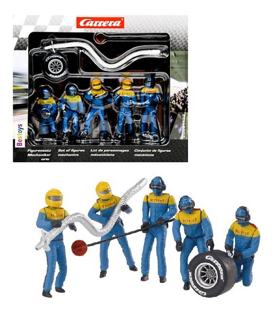 Carrera 20021132 Mechanics Pit Crew figures with accessories 1/32 scale