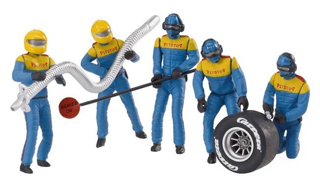 Carrera 20021132 Mechanics Pit Crew figures with accessories 1/32 scale