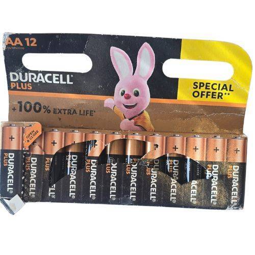 Duracell Plus AA Batteries  12 Pack