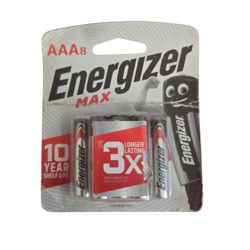 Energiser AAA Batteries 8 Batteries