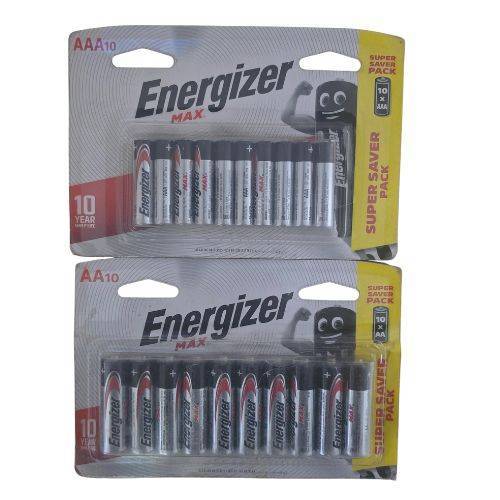 Energizer Max AAA Batteries (2 x 10-Pack) - 20 Batteries Total