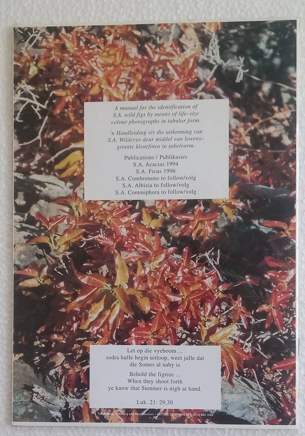 SA Ficus Identifikasiegids Identification Guide (Marthinus Steyn) SA Acacia Identifikasiegids