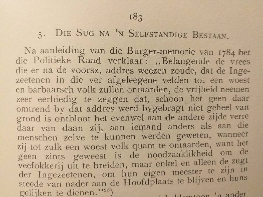 Die Trekboer in die geskiedenis van die Kaapkolonie (Dr PJ van der Merwe) Ons geskiedenis serie