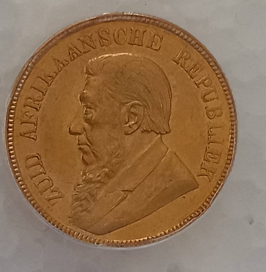 1900 ZAR Anacs AU58 pond