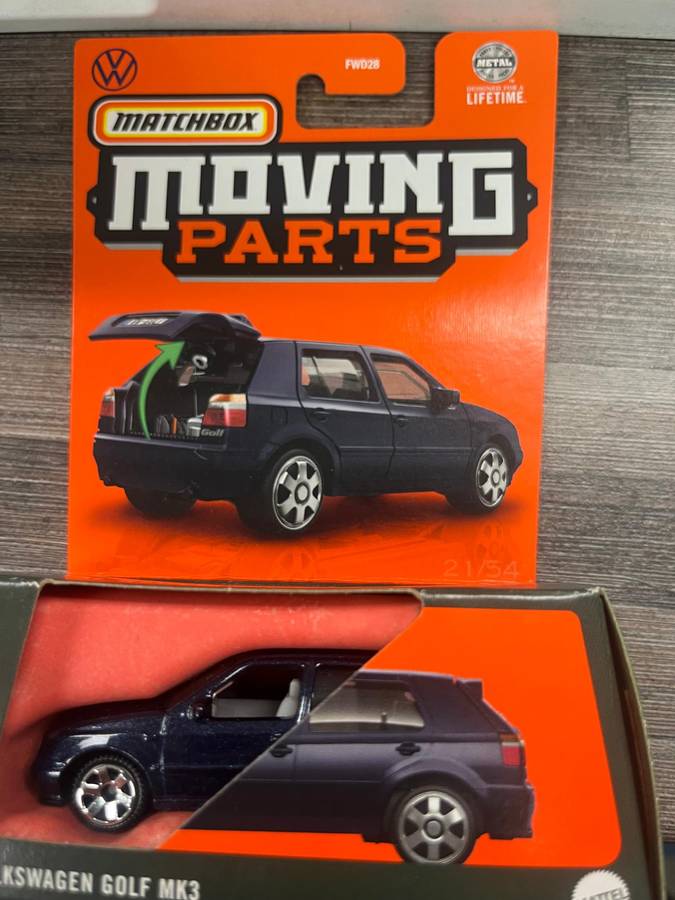 Matchbox moving parts Volkswagen Golf