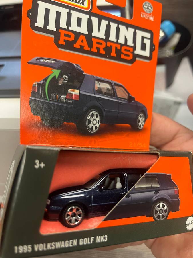 Matchbox moving parts Volkswagen Golf