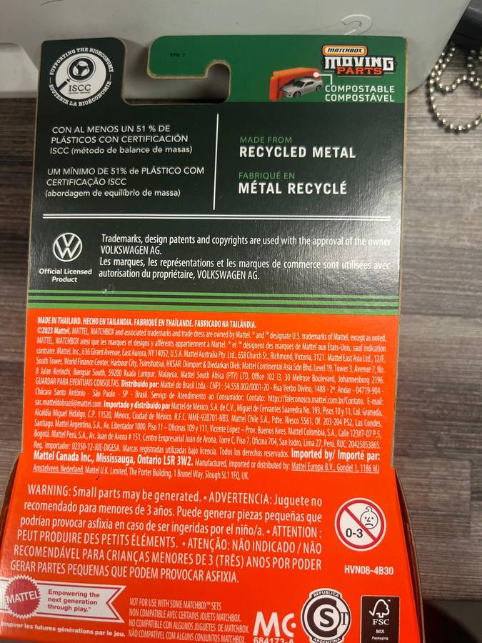 Matchbox moving parts Volkswagen Golf