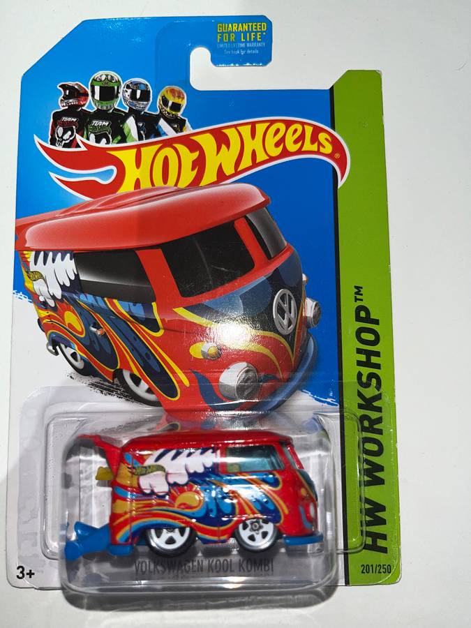 Hot wheels Kool kombi red.  Long card import