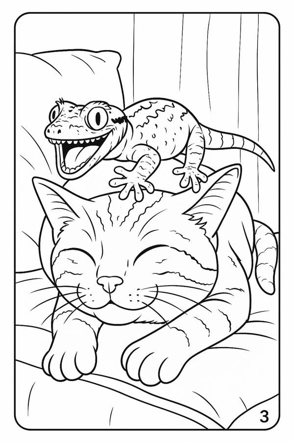 Personalized Childrens Coloring Book  Pets, Family & Favorite Things