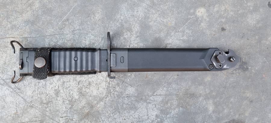 H&K G36 BAYONET IMPORTED BY ARMSCOR FOR TRIALS ON THE R4 RIFLE , UNSUCCESSFUL