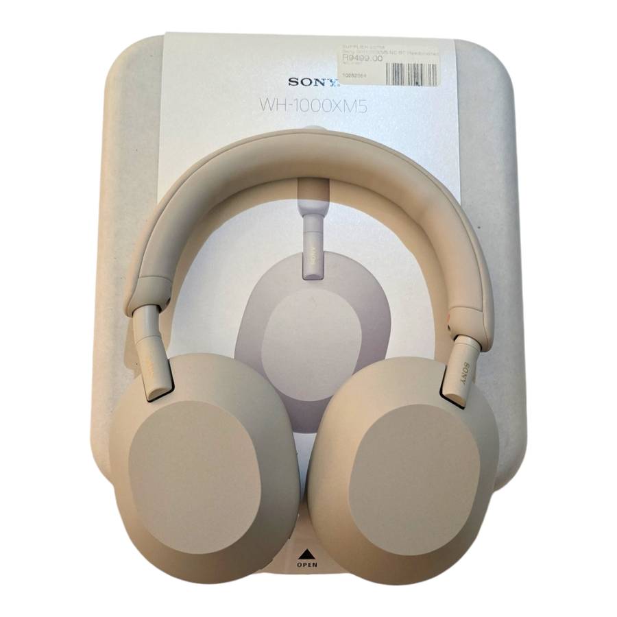 Sony Wireless Noise-Cancelling Headphones WH-1000XM5 - Silver
