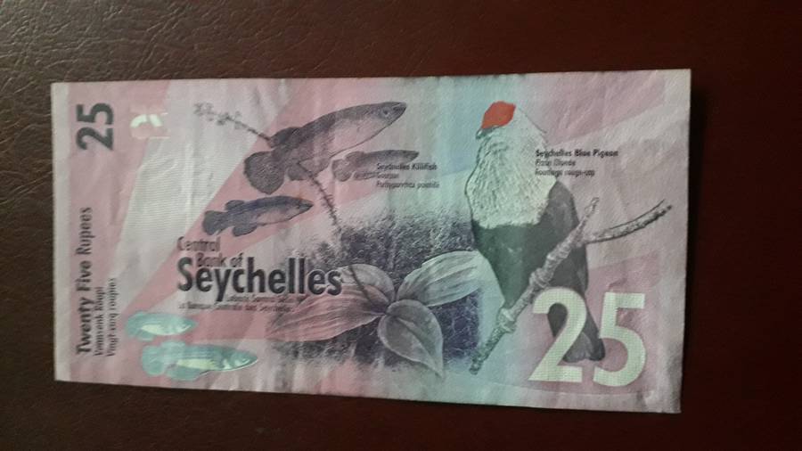 Seychelles  25 Rupees  2016