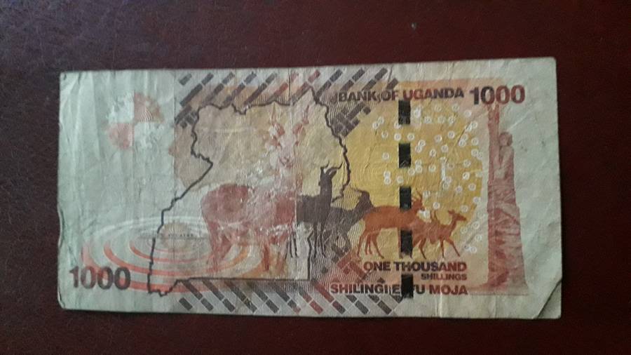 Uganda  1000 Shillings 2017