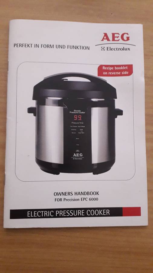 AEG Electrolux EPC6000 electric pressure cooker