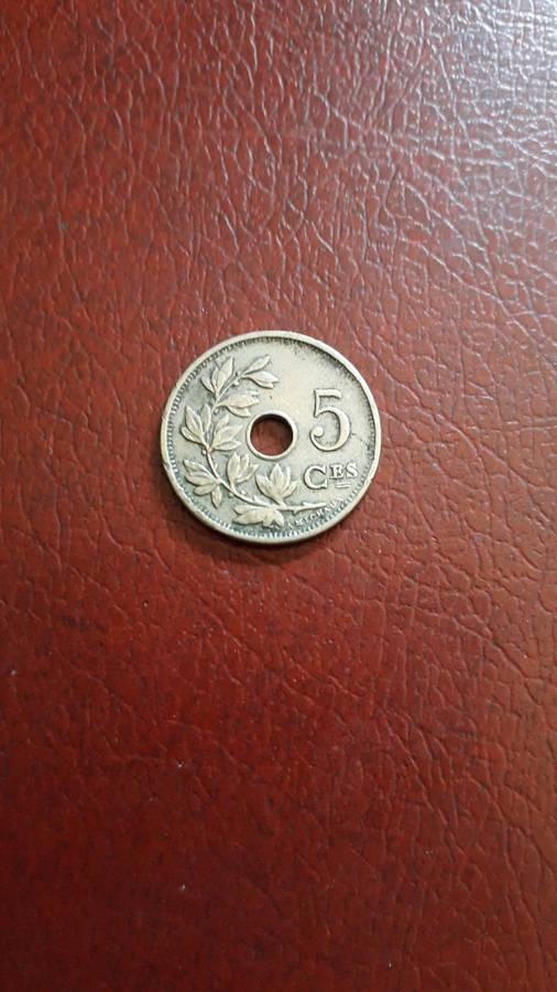 Belgium 5 Centime  1910 W