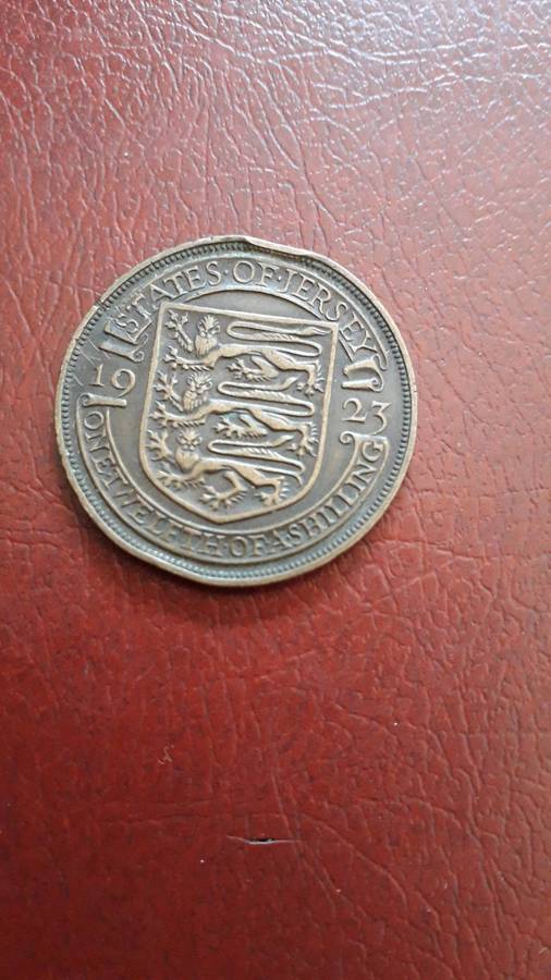 Jersey  1/12 shilling 1923