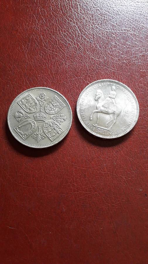 GB 5 Shillings 1953
