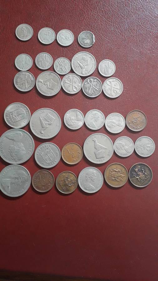 Rhodesia -  R & Nyasaland  - S. Rhodesia  combo 4 (32x coins)