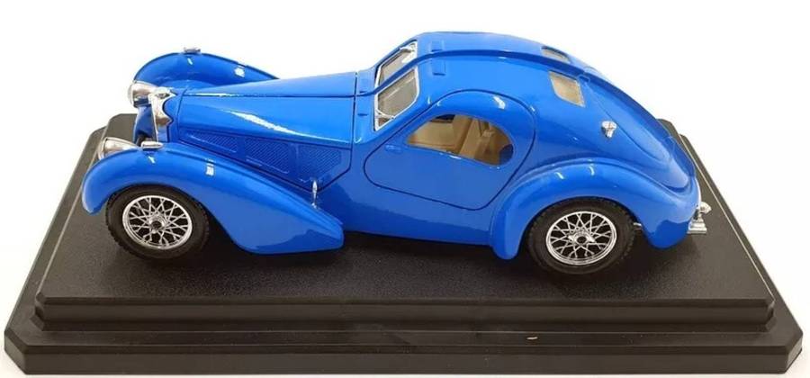 Bugatti Atlantique 1936 blue Bburago 1:24 NEW+boxed #2259 instant wheels