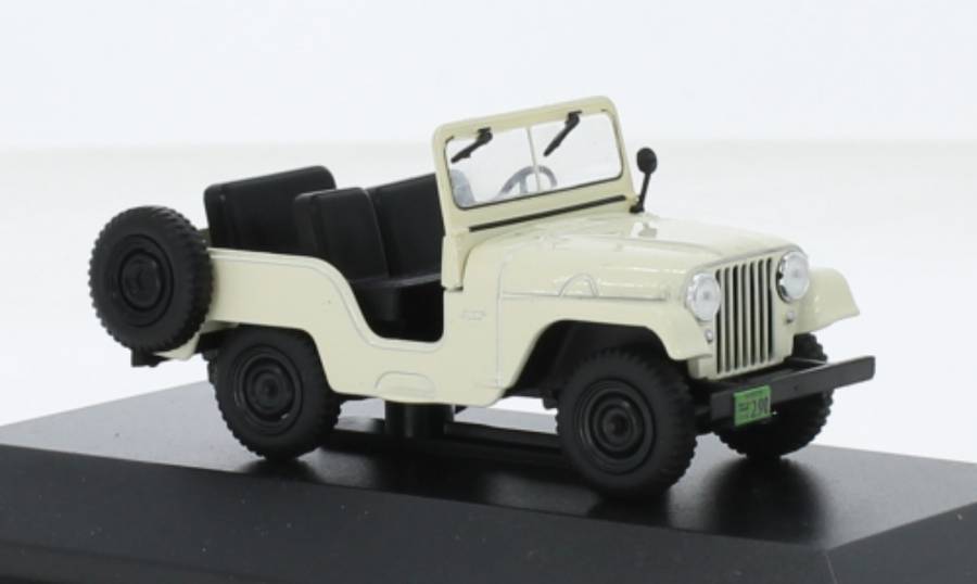 IKA Jeep 1956 (GDR/DDR) white 1/43 IXO NEWinBlister #6146 instant wheels