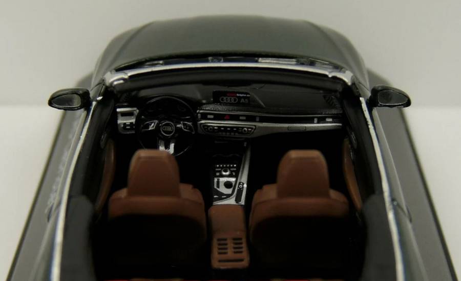 Audi A5 Cabriolet 2017 Gotland Green 1/43 Spark/Audi Cllctn NEW+boxed #6158 instant wheels