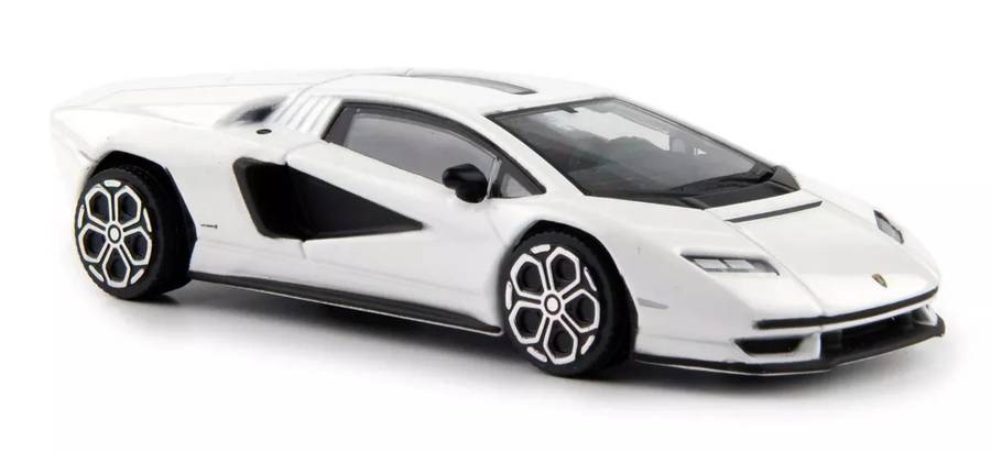 Lamborghini Countach LPI 800-4 2022 white 1/43 Bburago NEW+boxed #6168 instant wheels