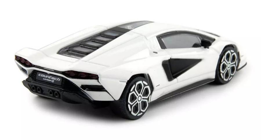 Lamborghini Countach LPI 800-4 2022 white 1/43 Bburago NEW+boxed #6168 instant wheels