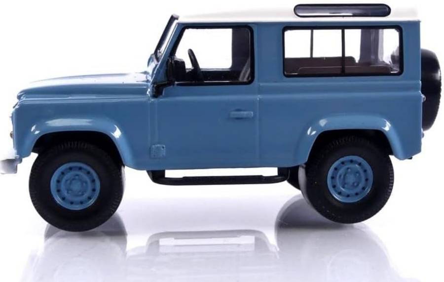 Land Rover Defender 1995 blue&white 1/43 Norev NEW+boxed #6180 instant wheels