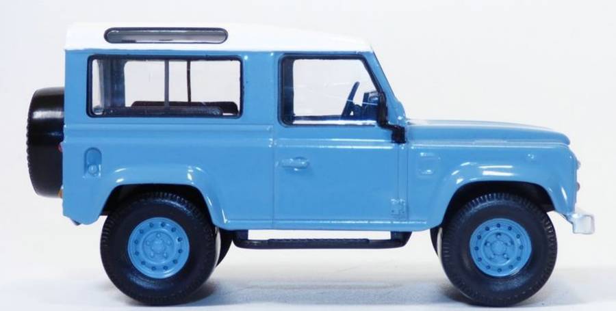 Land Rover Defender 1995 blue&white 1/43 Norev NEW+boxed #6180 instant wheels