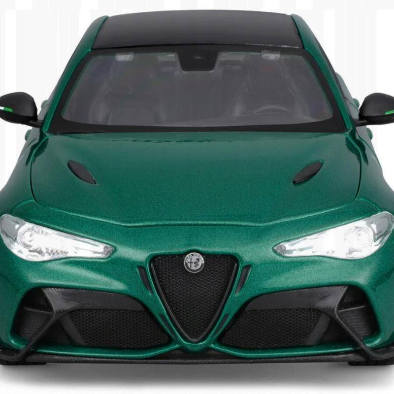 Alfa Romeo Giulia GTAm 2020 Montreal green metallic 1/43 Bburago NEW+boxed #6212 instant wheels