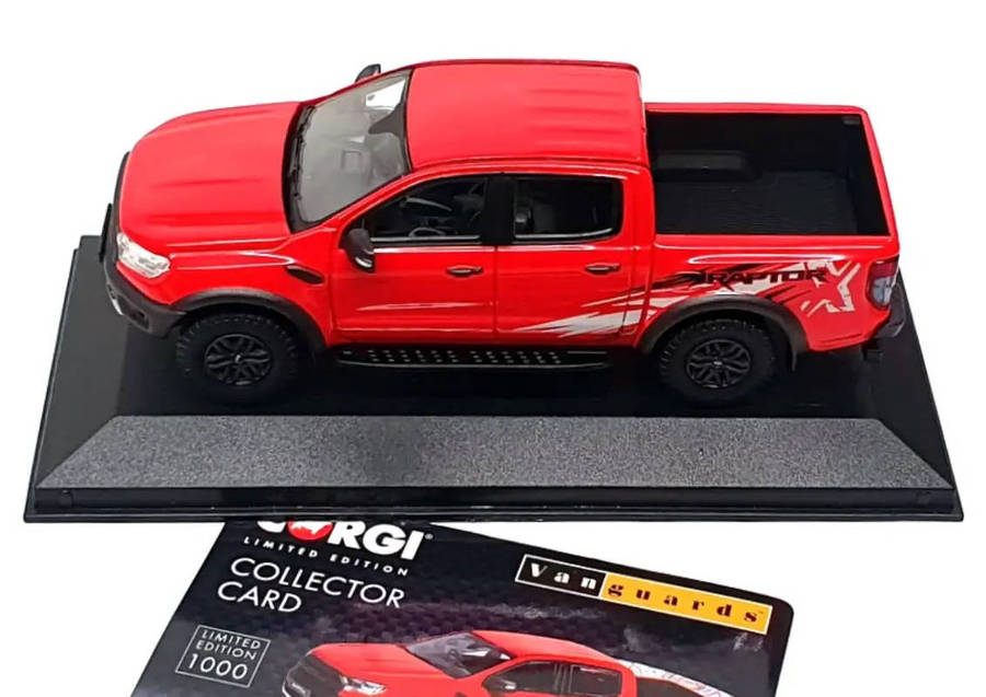 Ford Ranger Raptor X SE 2024 Red 1:43 Corgi Vanguards NEW+boxed #6232 instant wheels