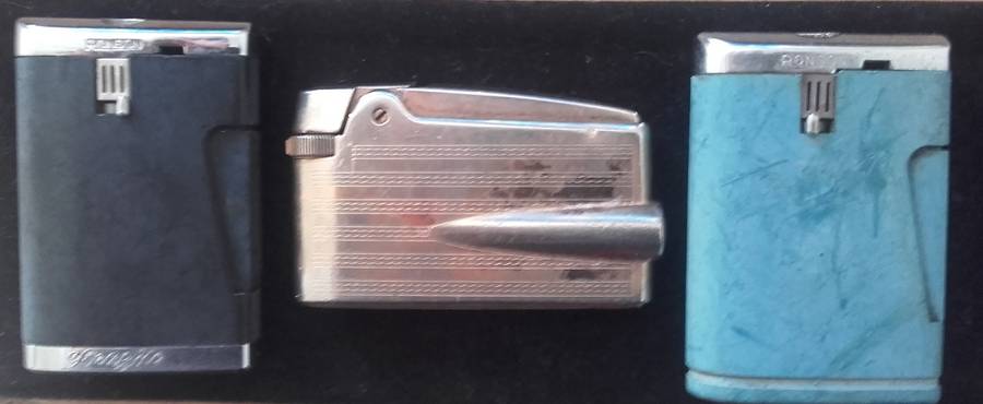 Lighters x 3 - Ronson - Vintage