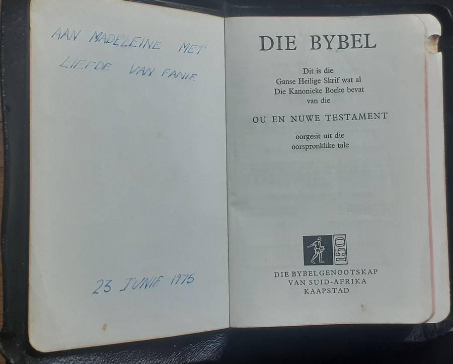 Bible - Die Bybel - 1933/54/71 - Leather - Pocket