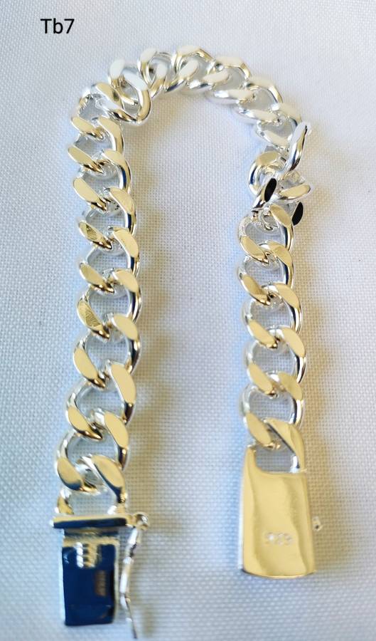 Silver bracelet - 925 stamp - length - 19 cm