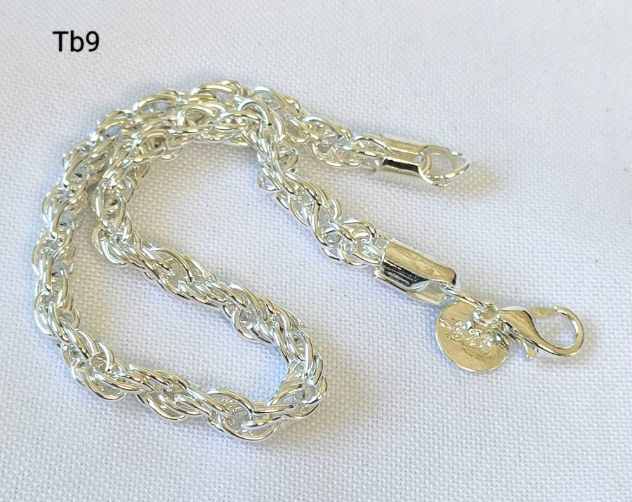Silver bracelet - 925 stamp - length - 19 cm