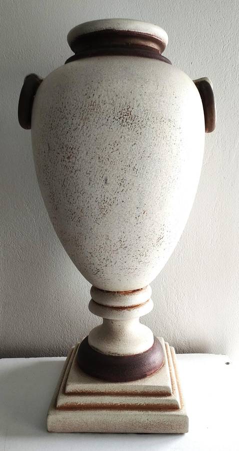 Large Vintage vase - 500 mm high - excellent condition, no damage - well-crafted plinth- unique item