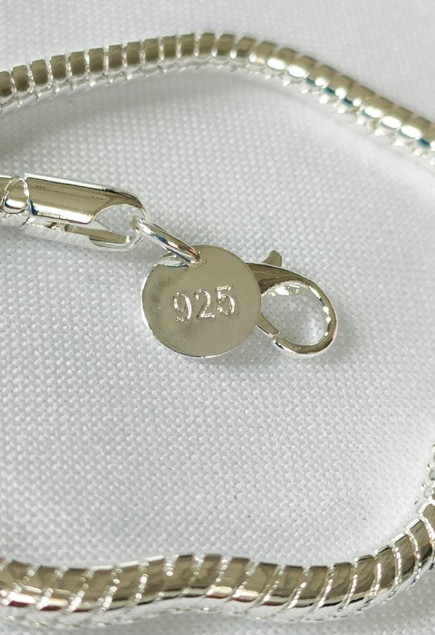 Silver bracelet - 925 stamp - length - 19 cm