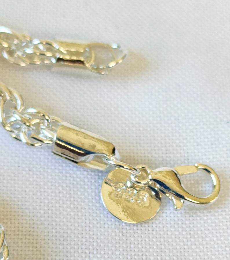 Silver bracelet - 925 stamp - length - 19 cm