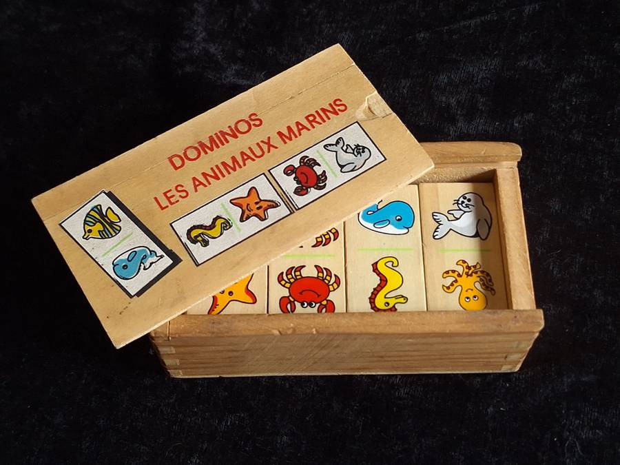 Vintage Wooden Dominos