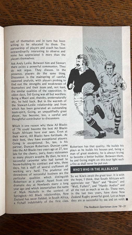 The Nedbank Sportsman Monthly, 2 Editions, details below