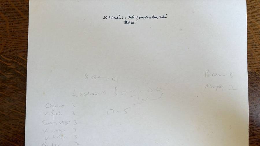 1951 Original Signed Photo - Springboks Being Introduced, details below