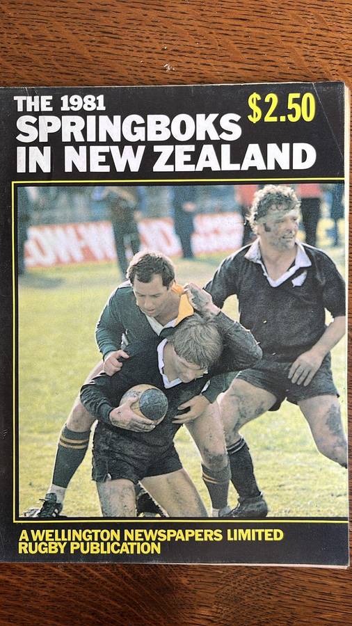 1981 Springboks in New Zealand, details below