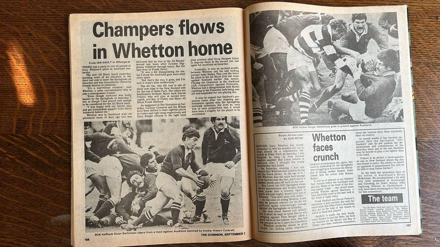 1981 Springboks in New Zealand, details below