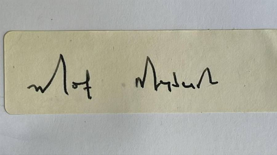 1961 South Africa vs Neath & Aberavon at Gnoll Ground Programme & Signatures, details below