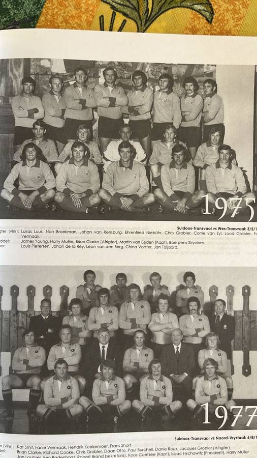 South Eastern Transvaal Rugby 1969-2008 Signed Book, details below